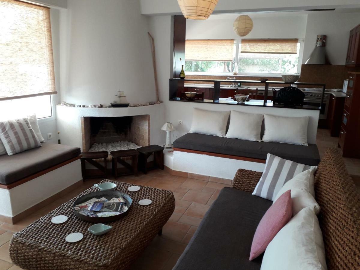 Marathon Beachside Villa 100M From The Beach Schinias Exterior photo
